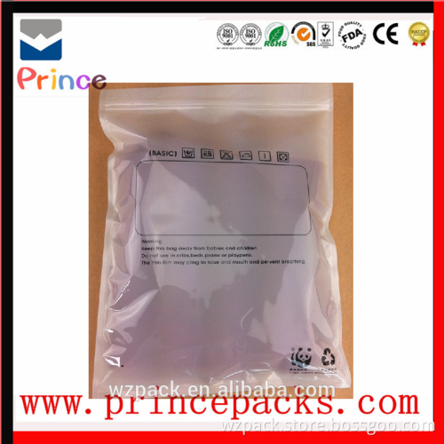 custom printed cotton underwear packaging with ziplock